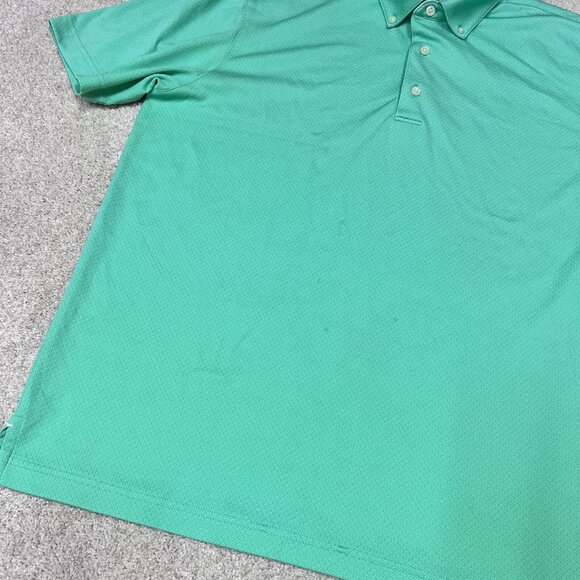 Greg Norman Polo Men’s Green Short Sleeve Size Large - Picture 8 of 13